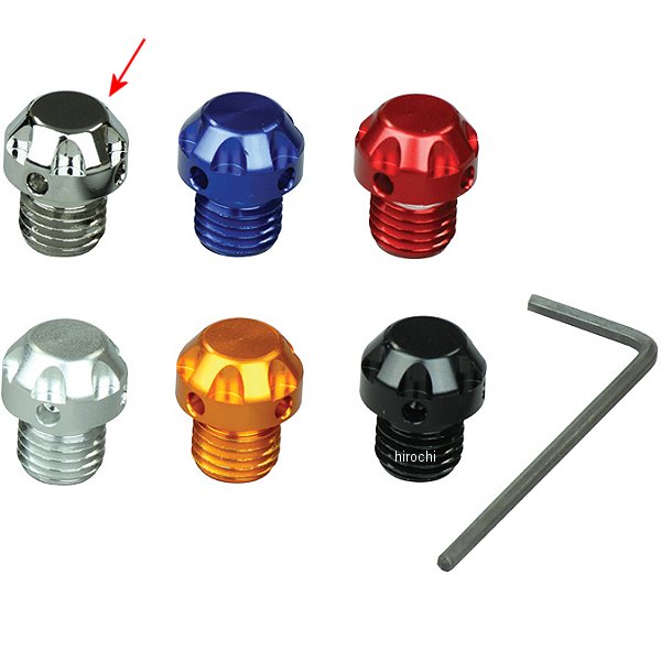 ミラーホールカバーキャップ NASAタイプ 1個入り 10mm逆ネジ クローム