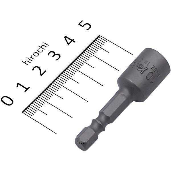 1/4インチ H ナットセッターマグネット付(W溝) 全長50mm 10mm