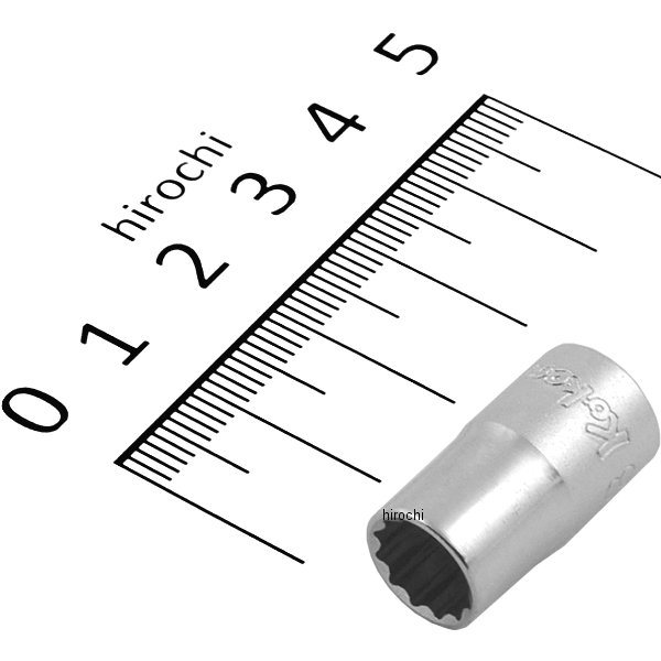 1/4インチsq 12角スタンダードソケット 8mm