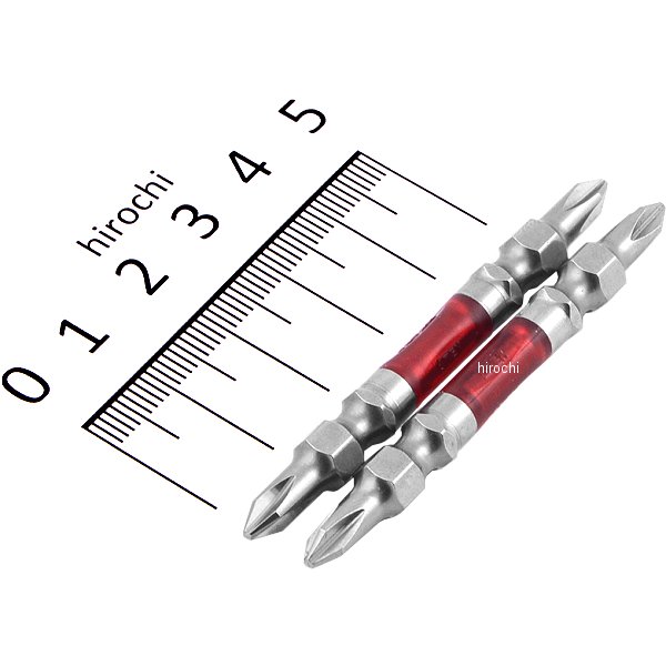 先端スリム龍靭ビット(+)1X65 2本組