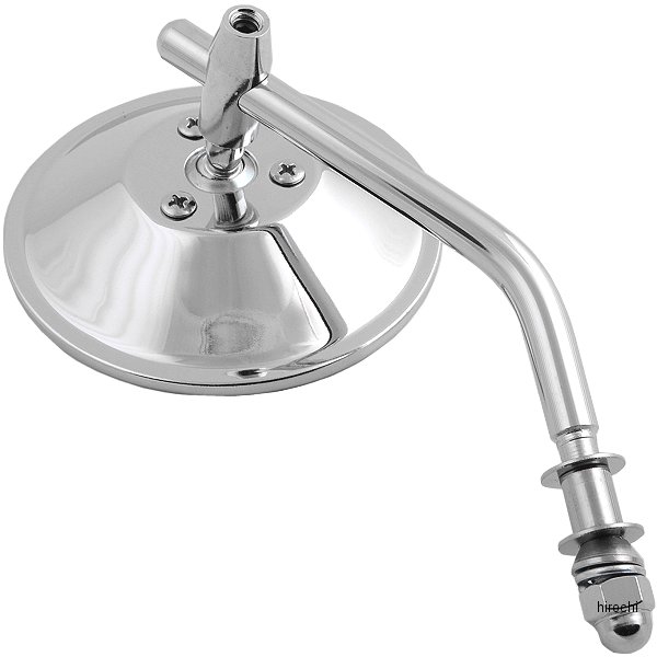 ミラー 4インチ ラウンド 可変ステム (1個売り)