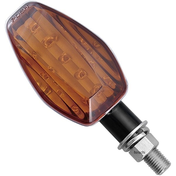 ライトウェイト LED ウインカー車種キット14年 CB250F 黒/オレンジ