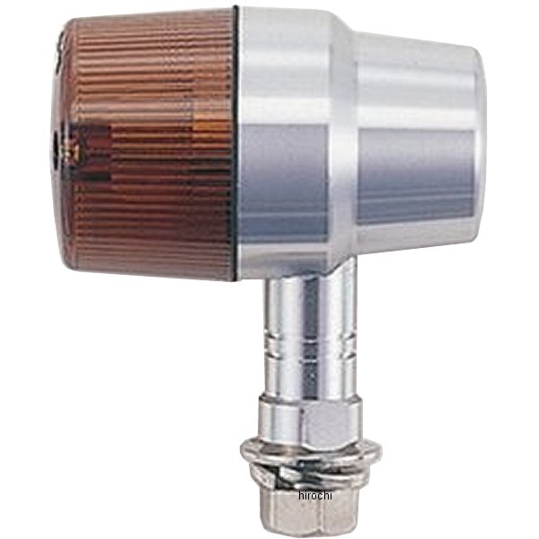 ミドルマシンドウインカー スーパーバイクタイプ ショートステーS球バルブ無し シルバー/オレンジ