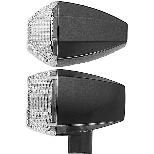 ZRタイプウインカー スタンダードレンズダイヤモンドカット 黒/クリア