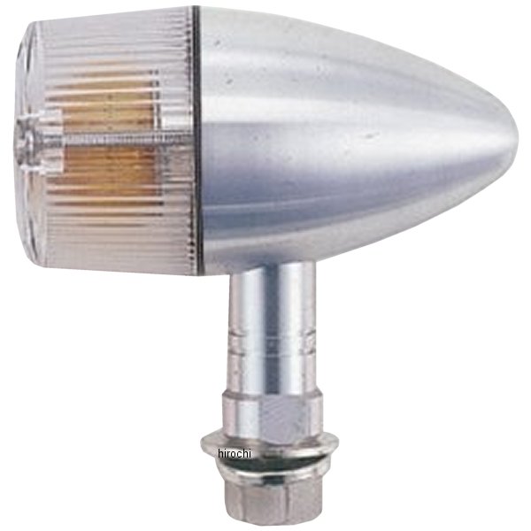 ミドルマシンドウインカー 砲弾タイプ ショートステー シルバー/クリア