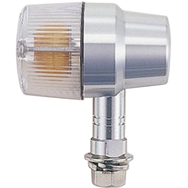 ミドルマシンドウインカー スーパーバイクタイプ ショートステーW球バルブ無し シルバー/クリア