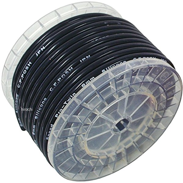 スピードプロツインシリコンプラグコード 20m巻き 黒