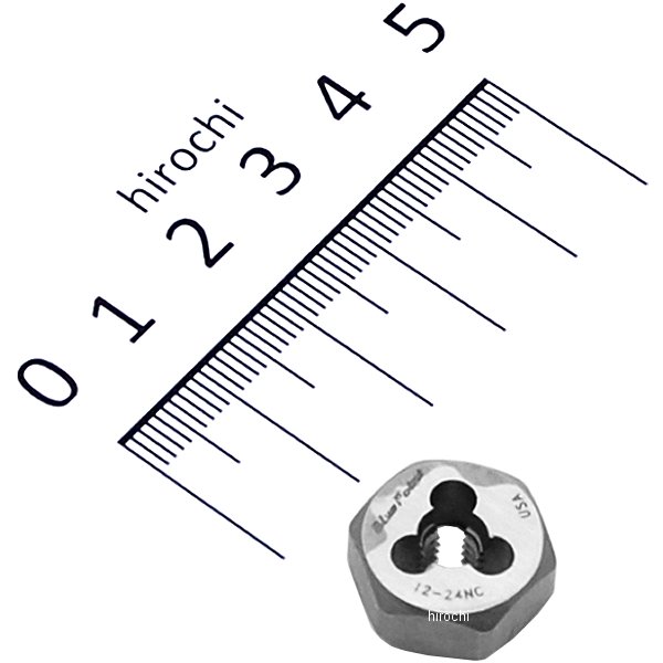 ブルーポイント 機械ネジ 調節不可ダイス 12-24