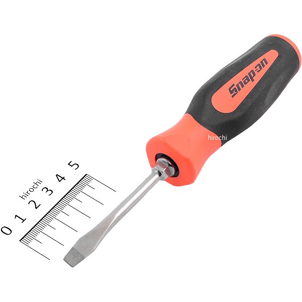 ソフト グリップ スタンダード ドライバー フラット チップ 先端部 .035インチ オレンジ