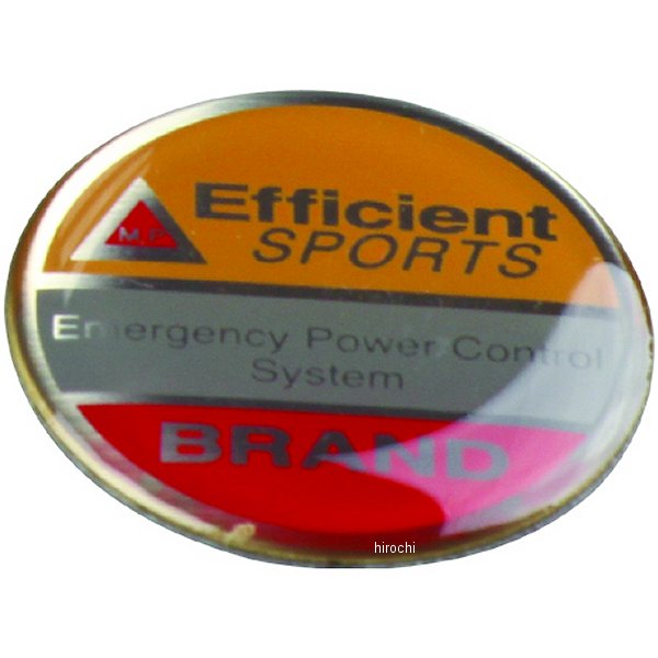 Efficient sportsマルバッジ 30mm