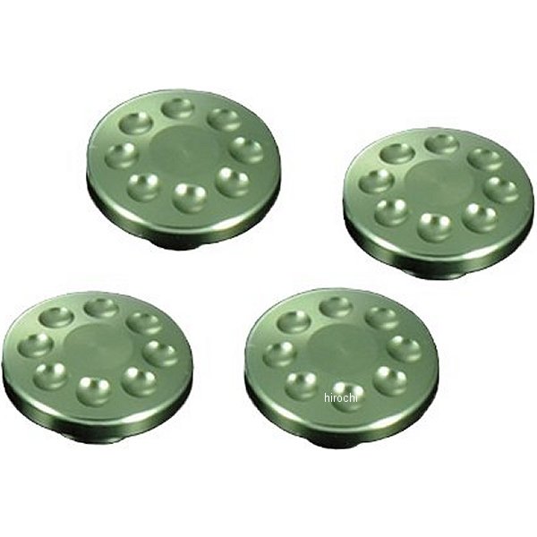 キャップボルトカバー M10用 4個入り ライトグリーン