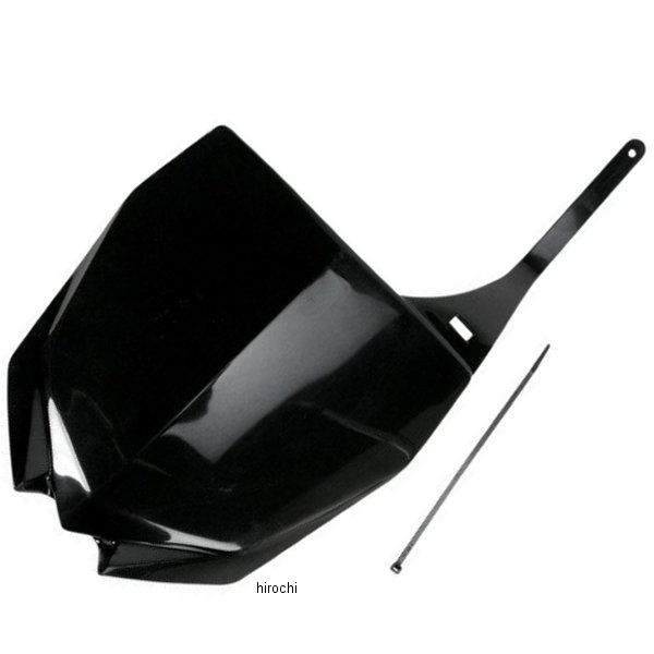 フロント ナンバー プレート 02年-14年 YZ125/250 黒(YZFスタイル)