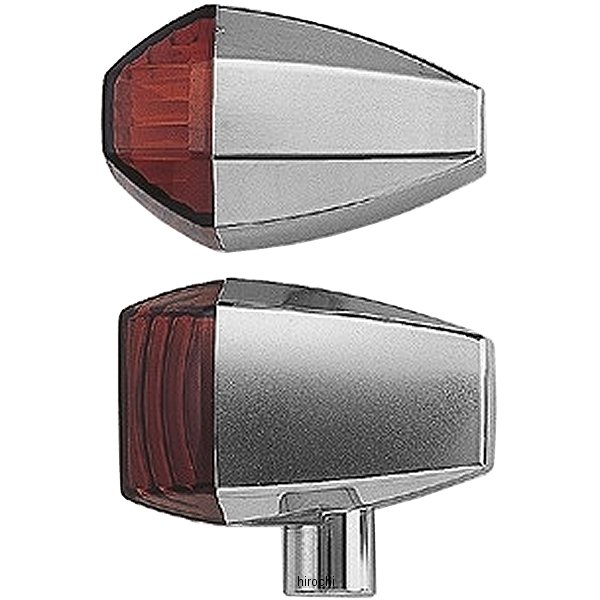 LED ZRウインカーセット クリスタルタイプ 01年-03年 ZRX1200R、ZRX400 クローム/オレンジ