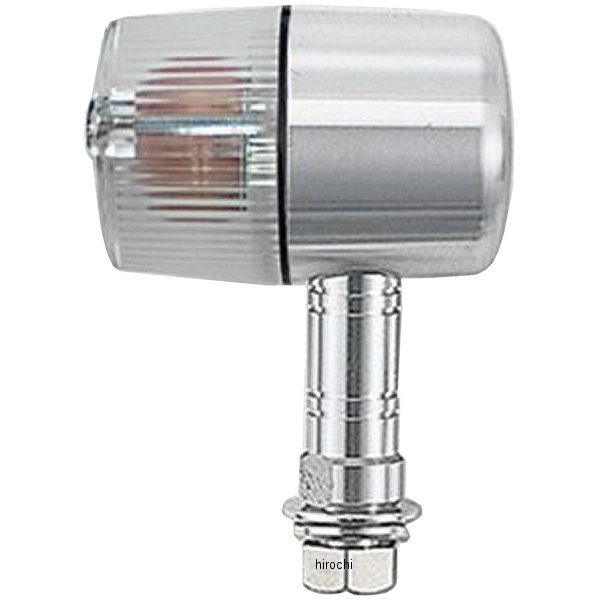 ミドルマシンドウインカー 71タイプ ロングステーW球バルブ無し シルバー/クリア