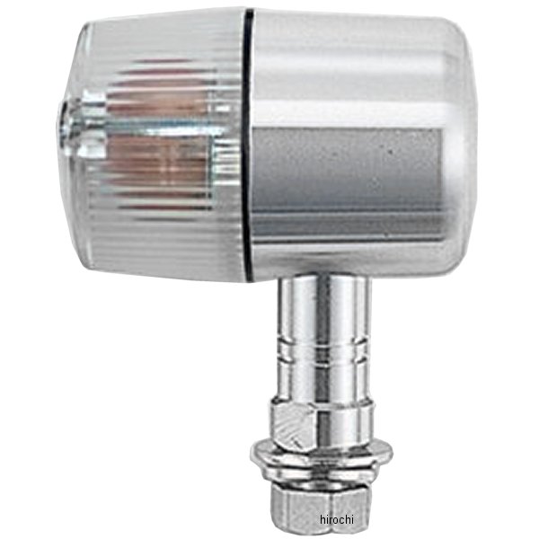 ミドルマシンドウインカー 71タイプ ショートステーW球バルブ無し シルバー/クリア