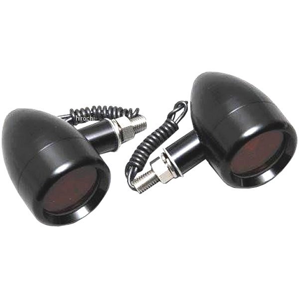 ニュースクール ウインカー M8 アルミ 黒/クリア