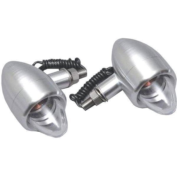 ネオチョッパーウインカー M8 アルミ クリア