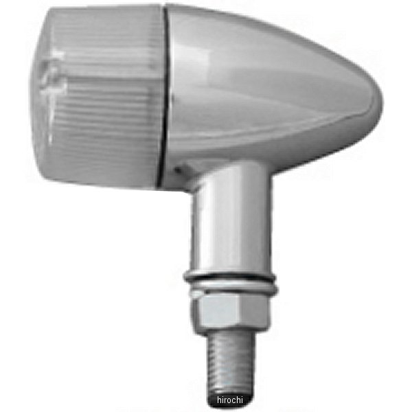 ティアドロップ ウインカー フルキット バルブ付き モンキー12V クローム/クリア