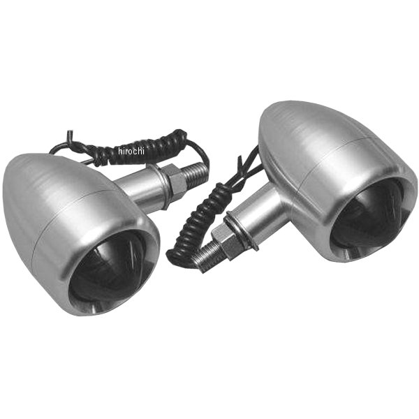 チョッパーウインカー M8 アルミ クリア