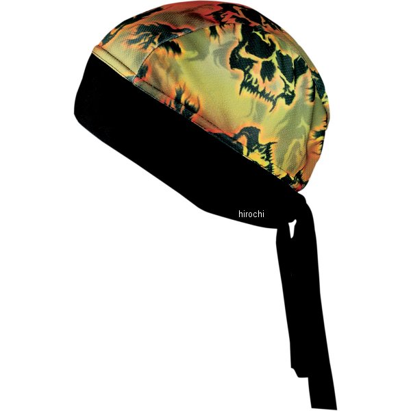 バンダナ ストレッチ スカル フレイム