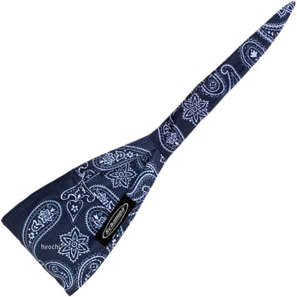 バンダナ オールドスクール ペイズリー 黒/白