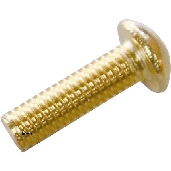 SUS304 六角穴付きボタンキャップボルト M8x15 P1.25 24Kメッキ