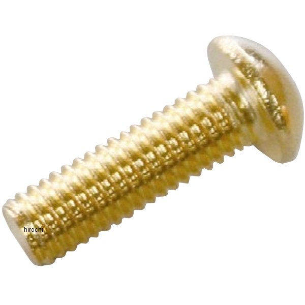 SUS304 六角穴付きボタンキャップボルト M8x35 P1.25 24Kメッキ