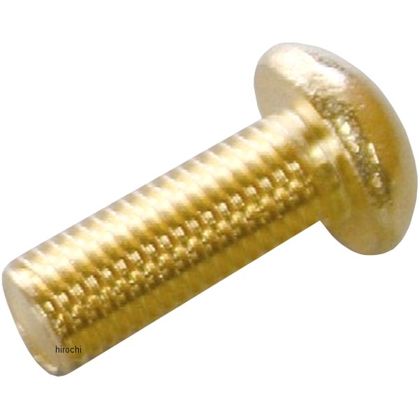 SUS304 六角穴付きボタンキャップボルト M10x25 P1.25 24Kメッキ