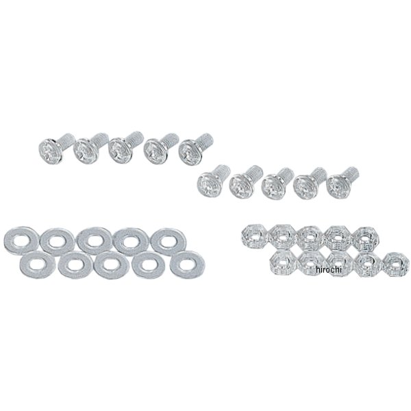 ポリカーボネートスクリーンビス M5x15mm 10個入り