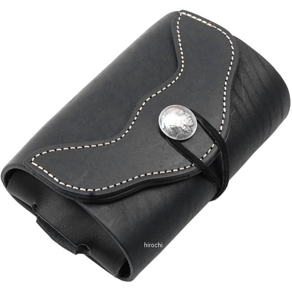 ETC レザーケース 黒 横タイプ ミツバサンコーワ社