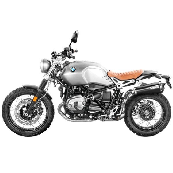 スリップオンマフラー E4仕様 14年-22年 BMW R NINE T チタン 黒