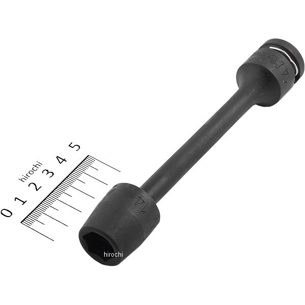 3/8インチsq インパクトユニバーサルエクステンションソケット 全長150mm 14mm