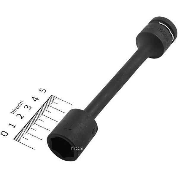 1/2インチsq インパクトユニバーサルエクステンションソケット 全長150mm 17mm