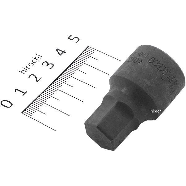 1/2インチsq ヘックスビットソケット 全長43mm 15mm