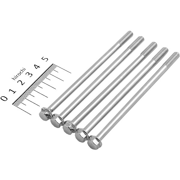 ホンダ純正タイプ フランジ六角ボルト ユニクロ M6x110 P1.0 5本入り