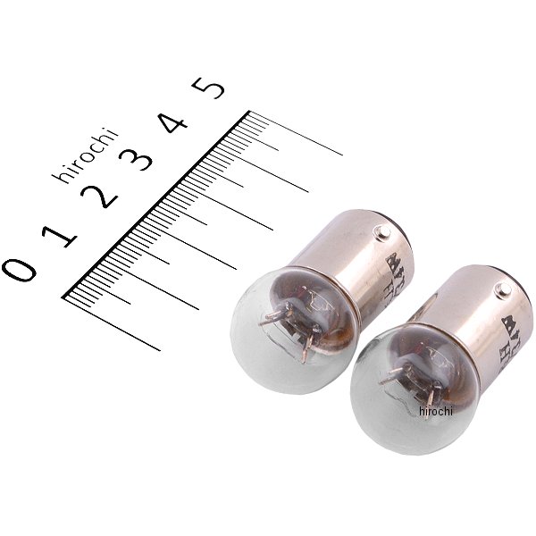 口金ダブル球 12V7/3.4W テール/パーキング球 (クリア) (2個入り)