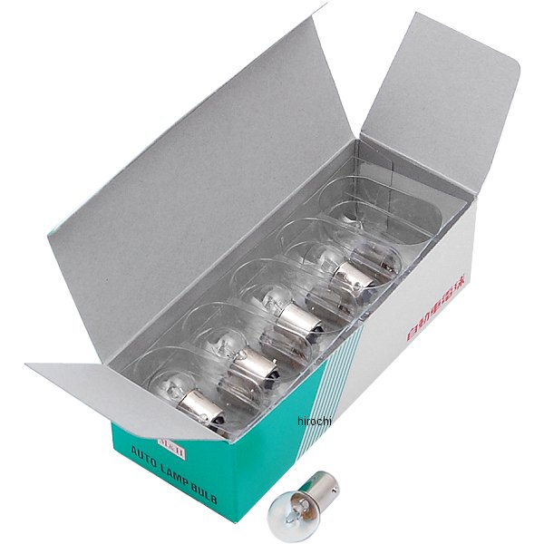 ノーマルバルブ 12V8W ウインカー球 (クリア) 1箱 (10個入り)