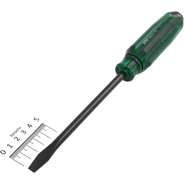 樹脂柄ドライバ マイナス貫通タイプ 8mm幅