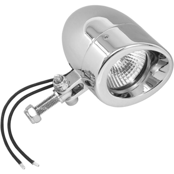 418616   ミニ ドライビング ライト 50W スムース クローム 1個売り