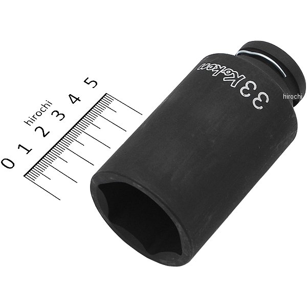 1/2インチsq インパクトディープソケット 33mm