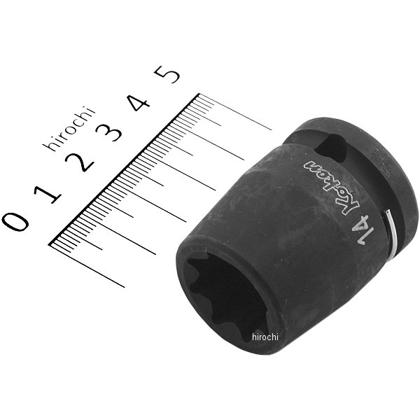 1/2インチsq インパクト2重4角ソケット 14mm