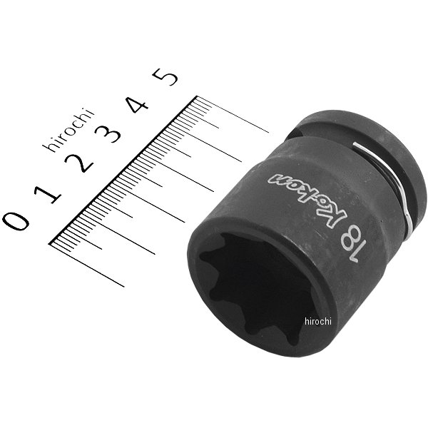 1/2インチsq インパクト2重4角ソケット 18mm