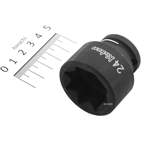1/2インチsq インパクト2重4角ソケット 24mm