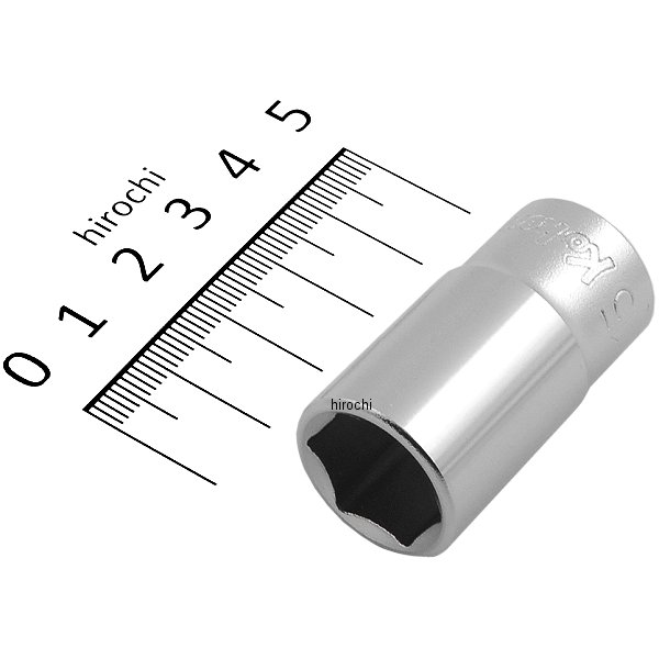 3/8インチsq 6角セミディープソケット 15mm