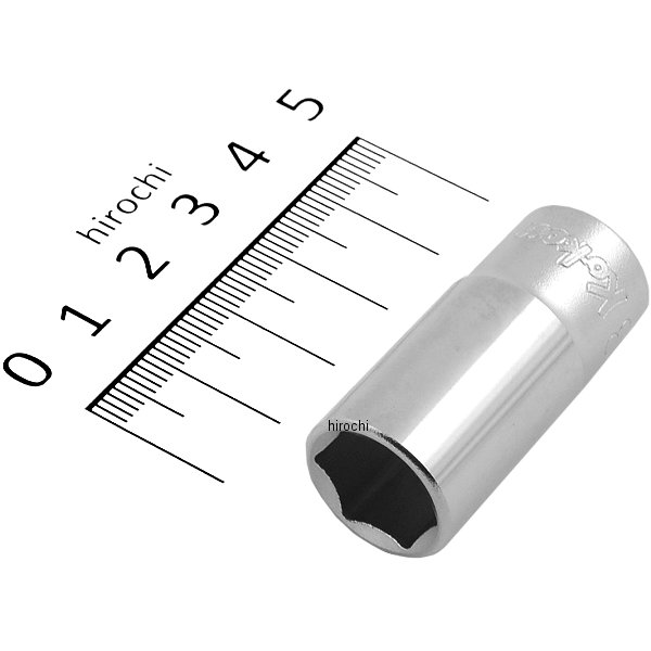 3/8インチsq 6角セミディープソケット 13mm