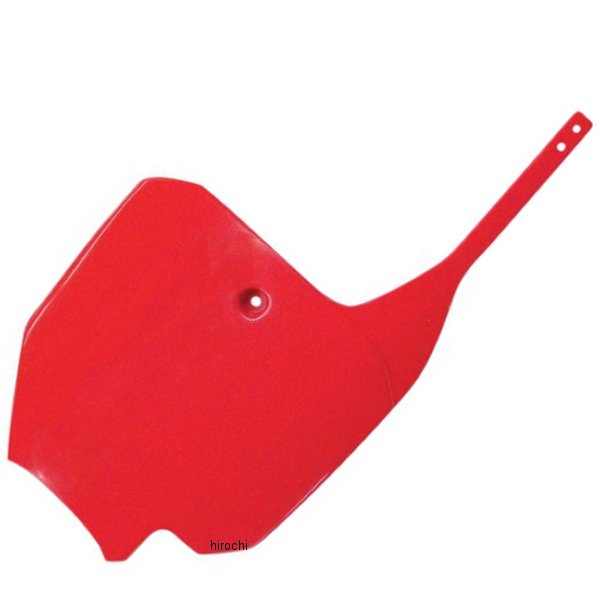 フロントナンバープレート 96年-07年 CR85R、CR80R CRレッド