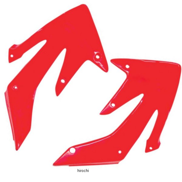 ラジエーターカバー 04年以降 CRF250R、CRF250X CRレッド