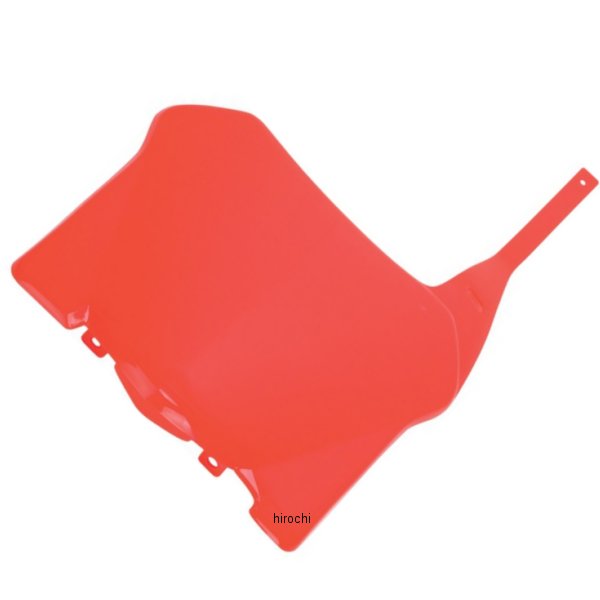 フロントナンバープレート FRT 08年-09年 CRF250R、CR450R CRレッド