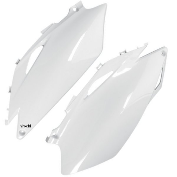 サイドパネル 09年-10年 CRF250R、CR450R 白