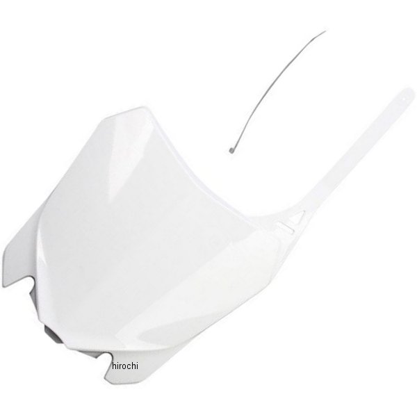 フロントナンバープレート 13年以降 CRF250R、CR450R 白